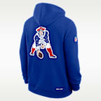 Sudadera con gorro sin cierre Nike Dri-FIT de la NFL para hombre New England Patriots Alt Standard Issue