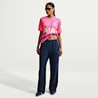 Nike Studio Fleece Medium Weight Women's Mid-Rise Open-Hem Trousers