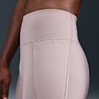 Leggings de cintura alta sin costura delantera de 7/8 para mujer Nike Universa