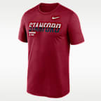 Playera universitaria Nike Dri-FIT para hombre Stanford Sideline Legend