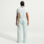 Tajt, ribbad kortärmad t-shirt Nike Sportswear för kvinnor