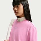 Sudadera de cuello redondo para mujer Nike Studio Fleece Lightweight