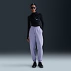 Pants de entrenamiento oversized de tiro alto para mujer Nike Sportswear Phoenix Fleece