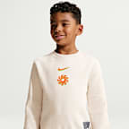 Erling Haaland Club Fleece Nike Genç Çocuk Crew Yaka Futbol Sweatshirt'ü