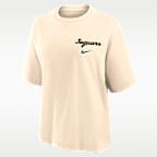 Playera Nike de la NFL para mujer Jacksonville Jaguars Rivalries Collection Boxy