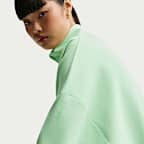 Nike 24.7 ImpossiblySoft Women's Dri-FIT Oversized 1/2-Zip Top