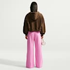 Pants de tiro medio y pierna amplia para mujer Nike Studio Fleece Medium Weight