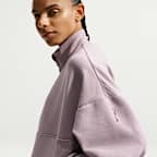 Nike 24.7 ImpossiblySoft Women's Dri-FIT Oversized 1/2-Zip Top
