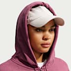 Sudadera con gorro oversized de cierre completo para mujer Nike Studio Fleece Lightweight