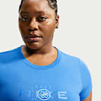 Nike Sportswear Chill Knit Women's Slim Cropped T-Shirt (Plus Size)