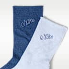 Nike Everyday Elevated Micro-Crew Socks (2 Pairs)