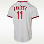 Jose Ramirez Cleveland Guardians Baseline Big Kids' Nike MLB Home Replica Jersey