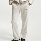 Nike Studio Fleece Lightweight 'French Terry' Women's Mid-Rise Tracksuit Bottoms