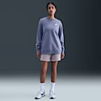 Sudadera de cuello redondo holgada para mujer Nike Sportswear Club Fleece