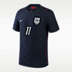 Jersey de futbol Nike Aero-FIT de Brenden Aaronson del USMNT visitante 2026 Match para hombre