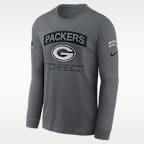 Green Bay Packers Salute to Service Men's Nike NFL Long-Sleeve T-Shirt