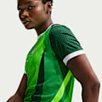 Nigeria 2026 Stadium Home Women's Nike Dri-FIT Football Short-Sleeve Jersey
