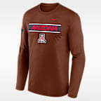 Arizona 2026 Military Appreciation Legend Men's Nike Dri-FIT College Long-Sleeve T-Shirt