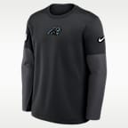 Carolina Panthers Scripted To Win Sideline Coach Men's Nike Therma-FIT NFL Long-Sleeve T-Shirt