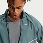 Veste de running Nike Miler déperlante avec protection UV pour homme