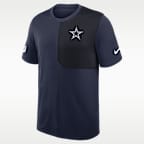 Dallas Cowboys Sideline Coach Men's Nike Dri-FIT NFL Top