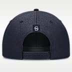Gorra universitaria Nike ajustable para hombre Penn State Legacy Basketball Rope Rise