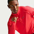 Nike Miler Dri-FIT hardlooptop met halflange rits voor heren