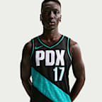 Shaedon Sharpe Portland Trail Blazers City Edition Men's Nike NBA Swingman Jersey