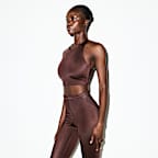 Leggings de tiro alto de 43 cm con cordón de ajuste para mujer NikeSKIMS Satin Shine