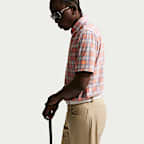 Męska koszulka polo do golfa Dri-FIT Nike Tailored Performance Tartan