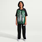 Playera de manga corta para niños talla grande Boston Celtics Nike Edge 26