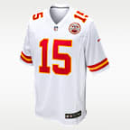 Jersey de juego Nike para hombre Patrick Mahomes Kansas City Chiefs