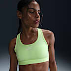 Bra deportivo con almohadilla de media sujeción para mujer Nike Swoosh
