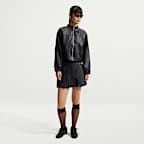 Nike Sportswear Women's Faux-Leather Track Jacket