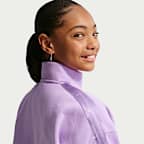 Nike Sportswear Studio Fleece Genç Çocuk (Kız) Çeyrek Fermuarlı Sweatshirt