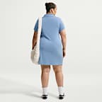 Vestido tipo polo slim para mujer (talla grande) Nike Sportswear Chill Knit
