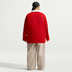 Nike Sportswear Women's Oversized Long-Sleeve Polo (Plus Size)