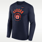 Auburn Courtside Men's Nike Dri-FIT College Long-Sleeve T-Shirt