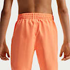 Shorts de playa o alberca con forro de ropa interior de 15 cm para niño talla grande Nike Swim Breaker Essential