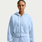 Nike Sportswear Phoenix Fleece Women's Loose Full-Zip Cropped Hoodie