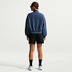 Playera Dri-FIT oversized de medio cierre para mujer Nike 24.7 ImpossiblySoft