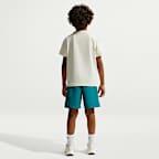 Shorts de tejido Woven Dri-FIT para niños talla pequeña Nike Icon
