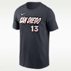 Manny Machado San Diego Padres City Connect Men's Nike MLB T-Shirt