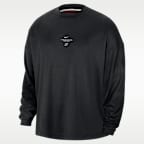Playera de manga larga de básquetbol para hombre Cleveland Cavaliers Standard Issue