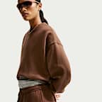 Nike Studio Fleece Medium Weight Women's Oversized Crew