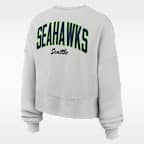 Seattle Seahawks Primetime Phoenix Women's Nike NFL Oversized Pullover Crew