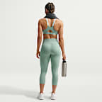 Bra deportivo con almohadillas y cierre frontal para mujer Nike Indy High Support