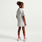 Conjunto de falda de dos piezas Tech Fleece para niños talla pequeña Nike