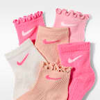 Calcetines al tobillo texturizados para bebé Nike (6 pares)