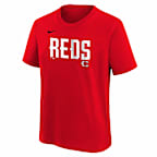 Cincinnati Reds City Connect Wordmark Big Kids' Nike MLB T-Shirt